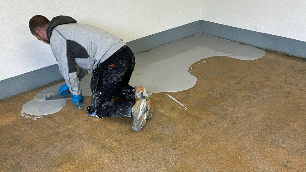 repair existing resin flooring