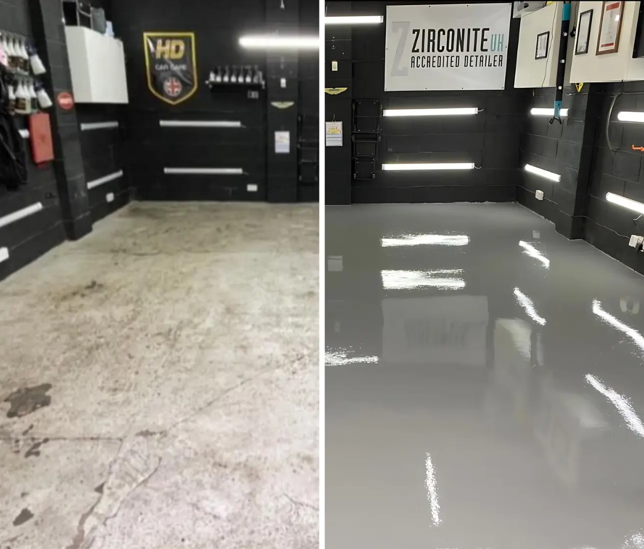 Car Showroom Abaplas Before and After